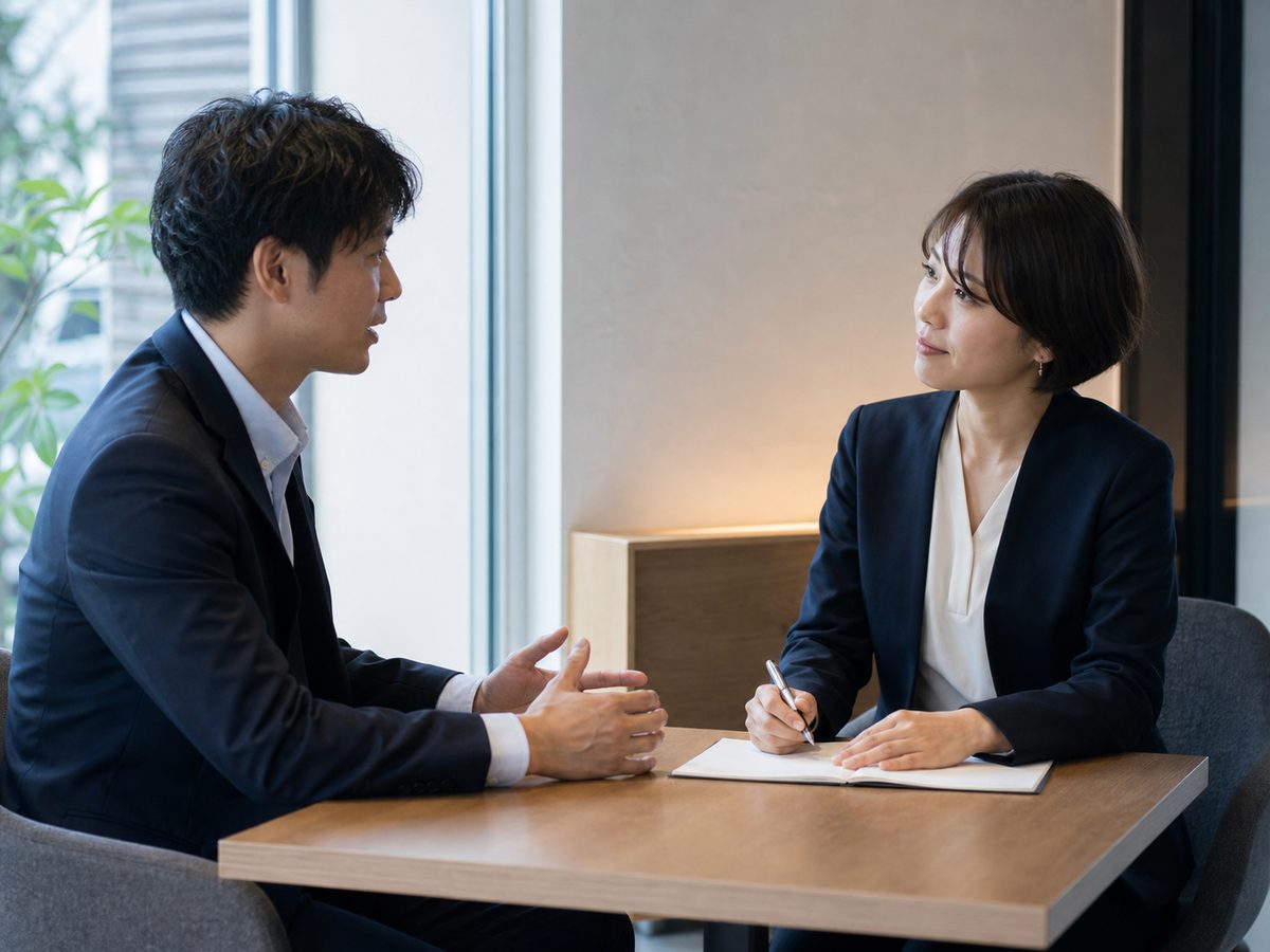 1on1セッションの様子